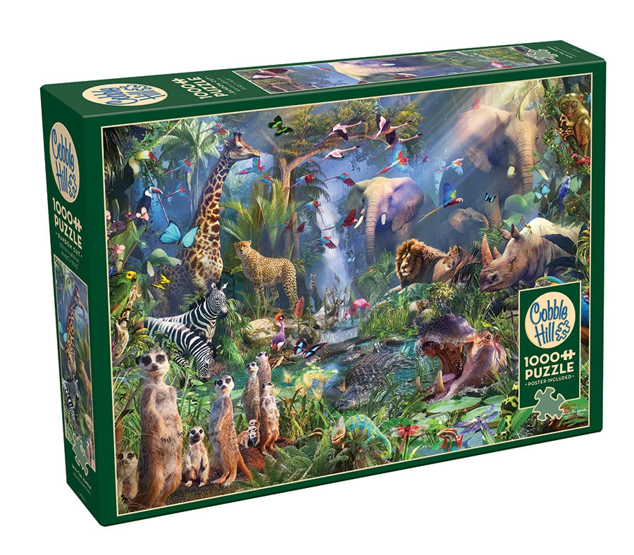 Cobble Hill - Into the Jungle - 1000 Piece Jigsaw Puzzle