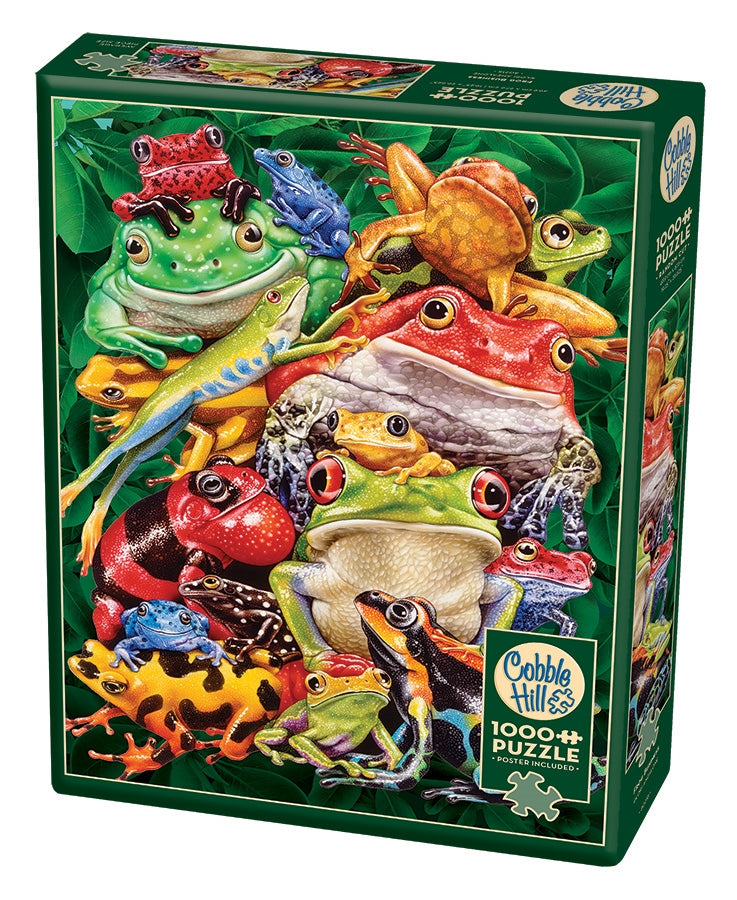 Cobble Hill - Frog Business - 1000 Piece Jigsaw Puzzle