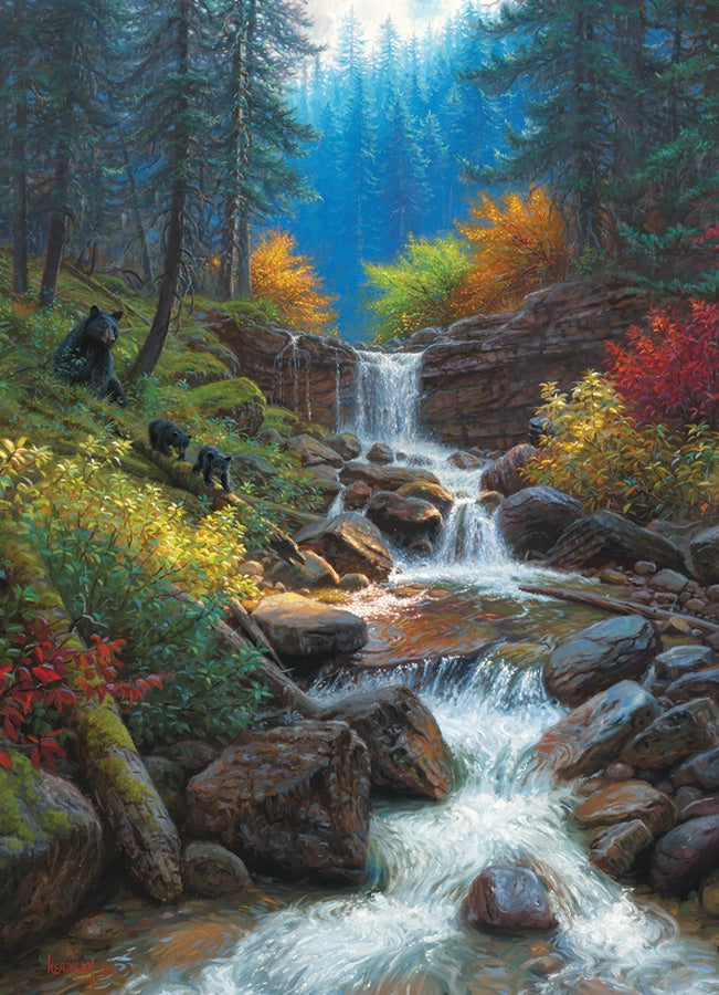 Mountain Cascade – 1000 Piece Jigsaw Puzzle (Cobble Hill)