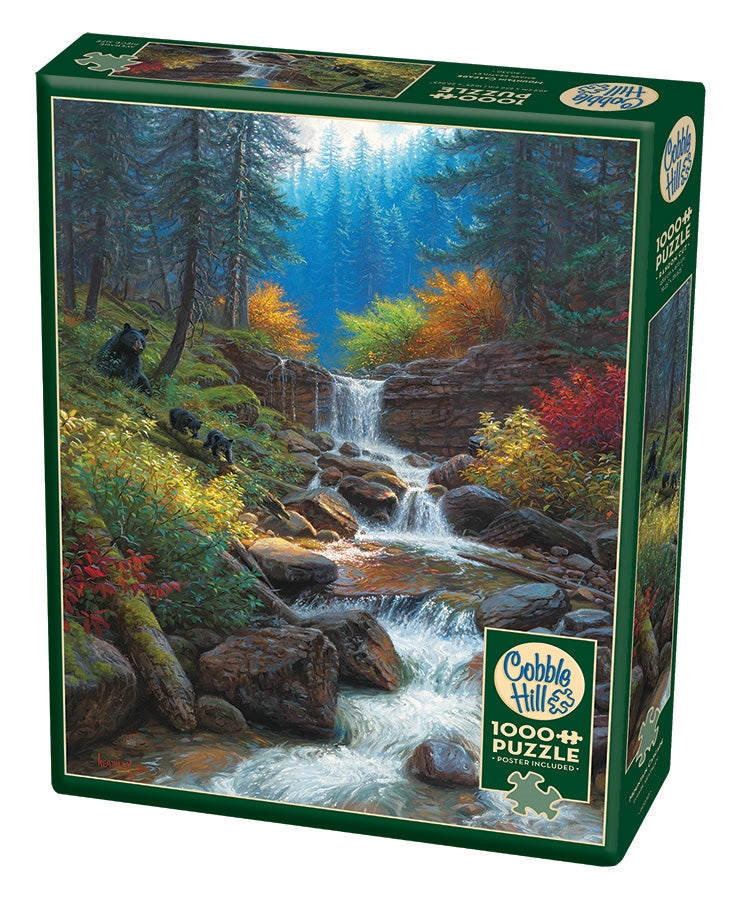 Mountain Cascade – 1000 Piece Jigsaw Puzzle (Cobble Hill)