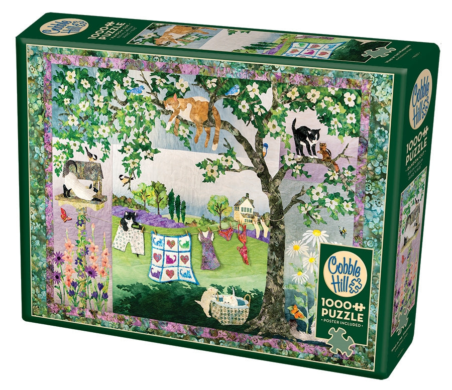 Cobble Hill - Wind in the Whiskers - 1000 Piece Jigsaw Puzzle