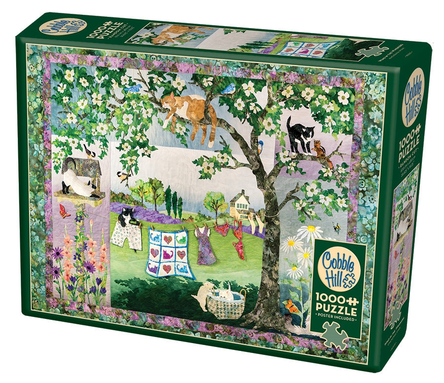 Wind in the Whiskers – 1000 Piece Jigsaw Puzzle (Cobble Hill)