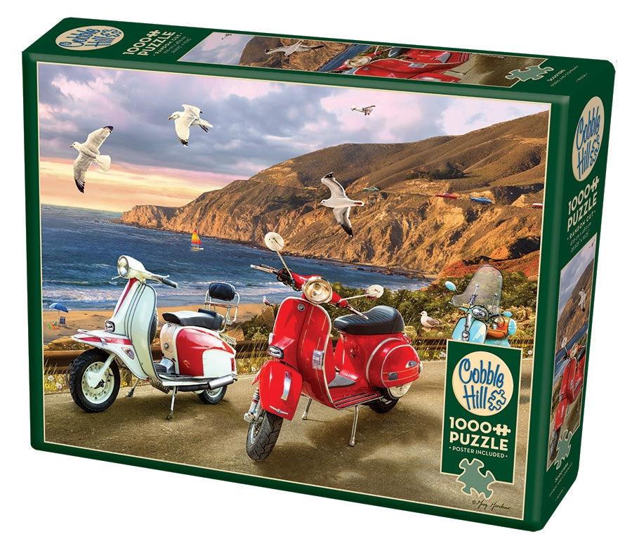 Scooters – 1000 Piece Jigsaw Puzzle (Cobble Hill)