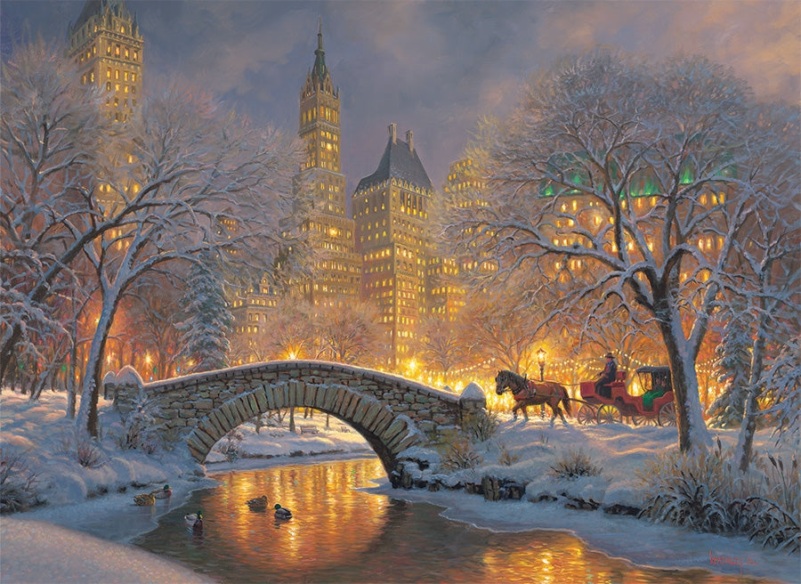 Winter in the Park – 1000 Piece Jigsaw Puzzle (Cobble Hill)
