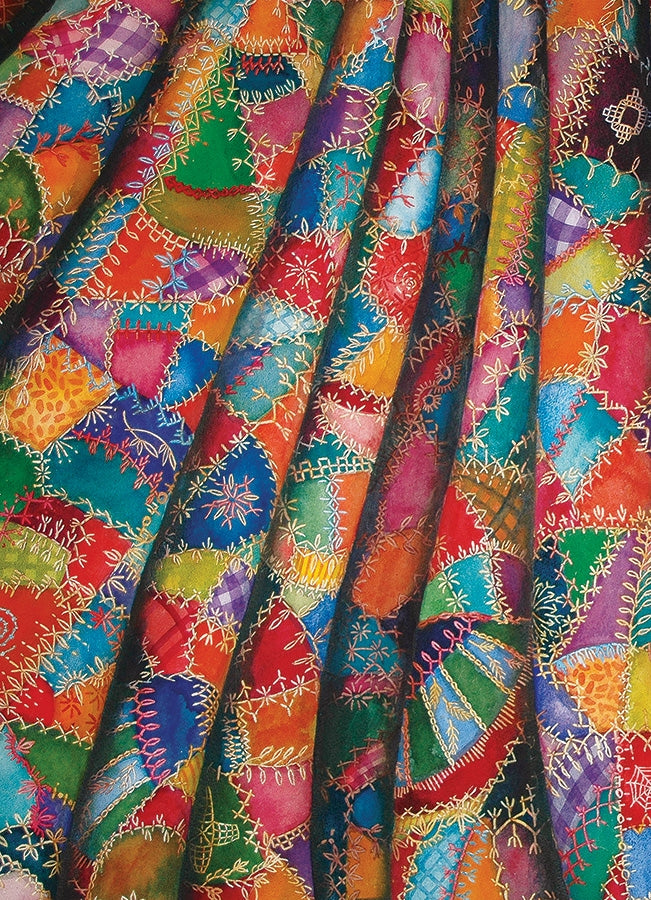 Crazy Quilt – 1000 Piece Jigsaw Puzzle (Cobble Hill)