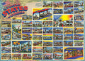 Vintage American Postcards – 1000 Piece Jigsaw Puzzle (Cobble Hill)