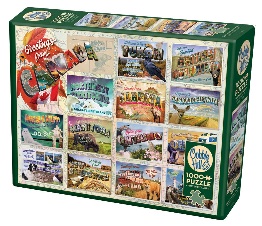 Cobble Hill - Greetings from Canada - 1000 Piece Jigsaw Puzzle