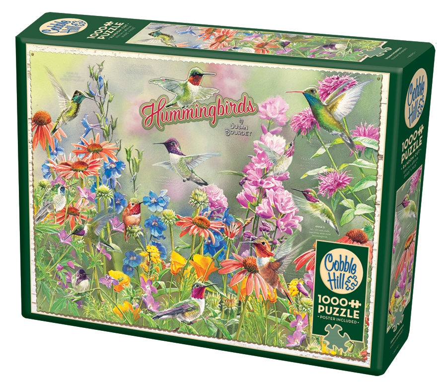 Hummingbirds – 1000 Piece Jigsaw Puzzle (Cobble Hill)