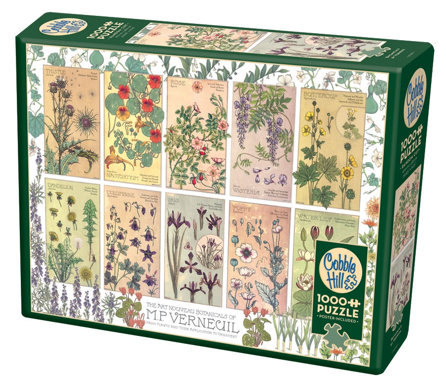Cobble Hill - Botanicals by Verneuil - 1000 Piece Jigsaw Puzzle