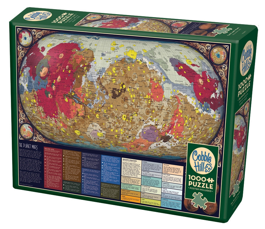 The Planet Mars – 1000 Piece Jigsaw Puzzle (Cobble Hill)