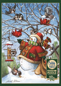 Frosty Feeds His Friends – 1000 Piece Jigsaw Puzzle (Cobble Hill)