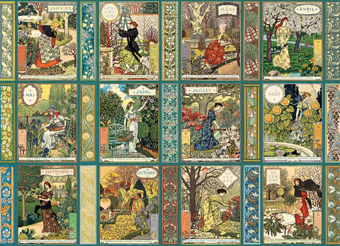 Artwork: Jardiniere: A Gardener's Calendar – 1000 Piece Jigsaw Puzzle (Cobble Hill)