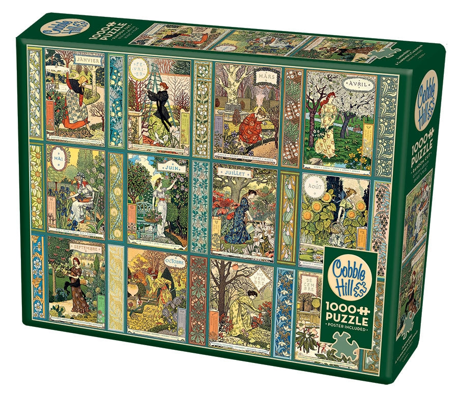 Cobble Hill - Jardiniere: A Gardener's Calendar - 1000 Piece Jigsaw Puzzle
