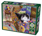 Comfy Cat – 1000 Piece Jigsaw Puzzle (Cobble Hill)
