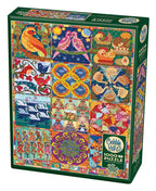 Twelve Days of Christmas Quilt – 1000 Piece Jigsaw Puzzle (Cobble Hill)