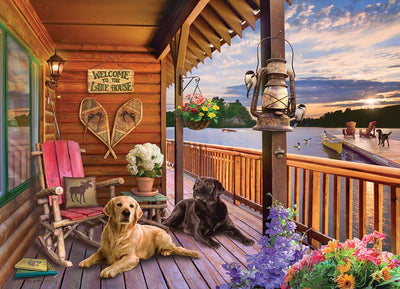 Welcome to the Lake House – 1000 Piece Jigsaw Puzzle (Cobble Hill)