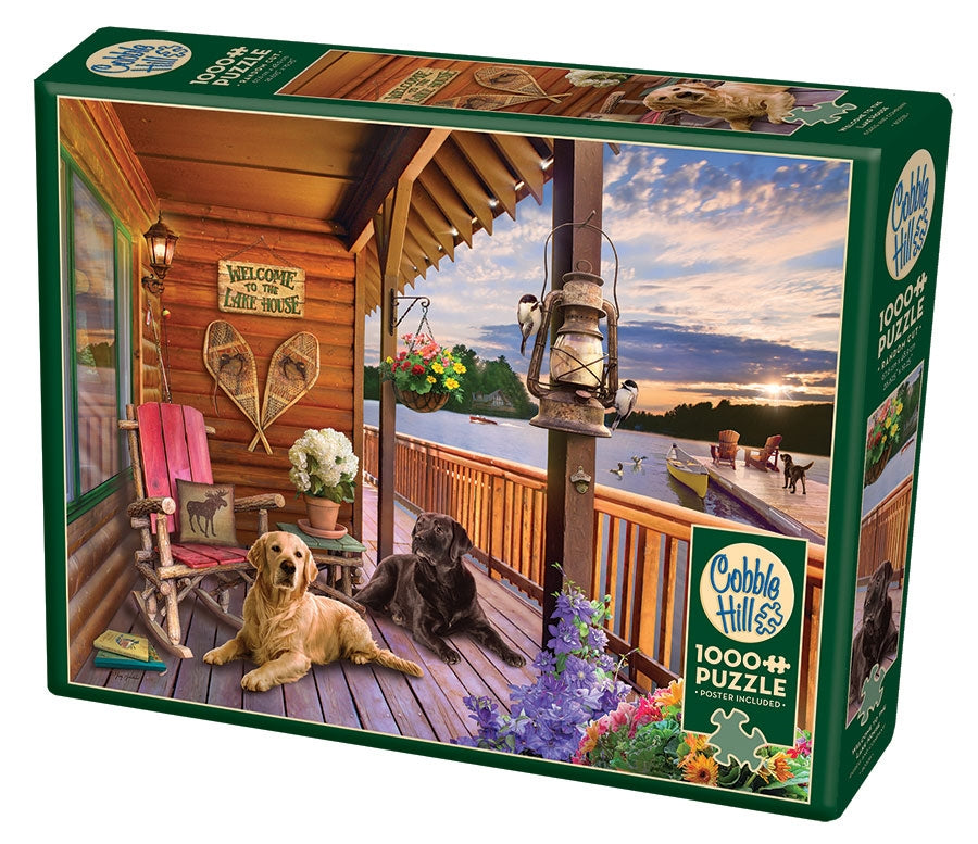 Welcome to the Lake House – 1000 Piece Jigsaw Puzzle (Cobble Hill)