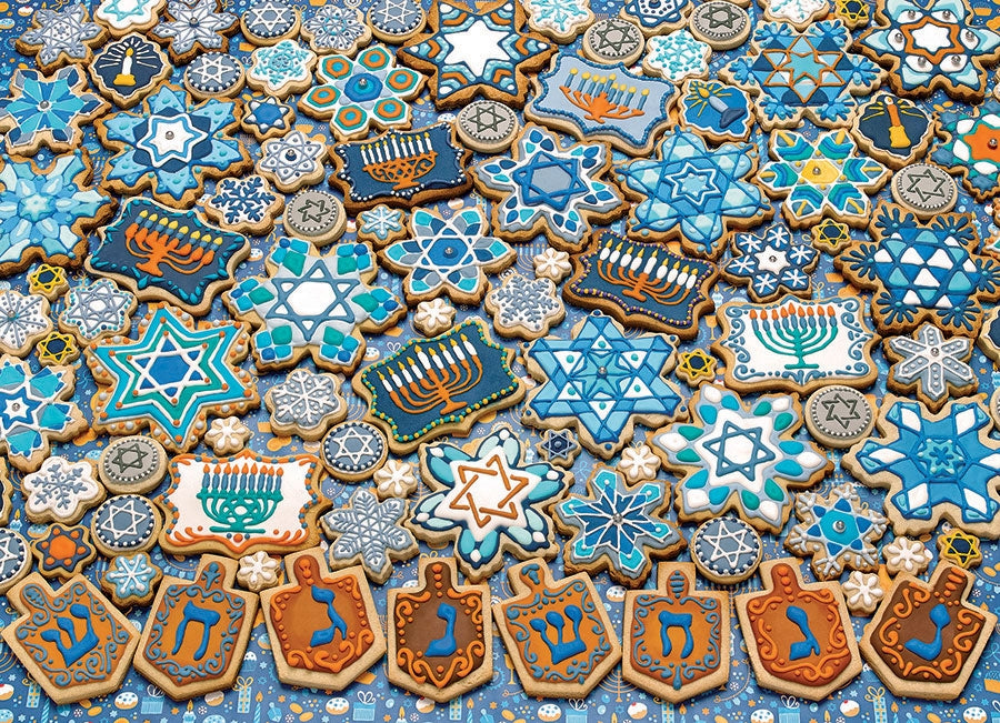 Hanukkah Cookies – 1000 Piece Jigsaw Puzzle (Cobble Hill)