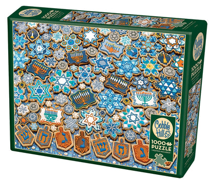 Cobble Hill - Hanukkah Cookies - 1000 Piece Jigsaw Puzzle
