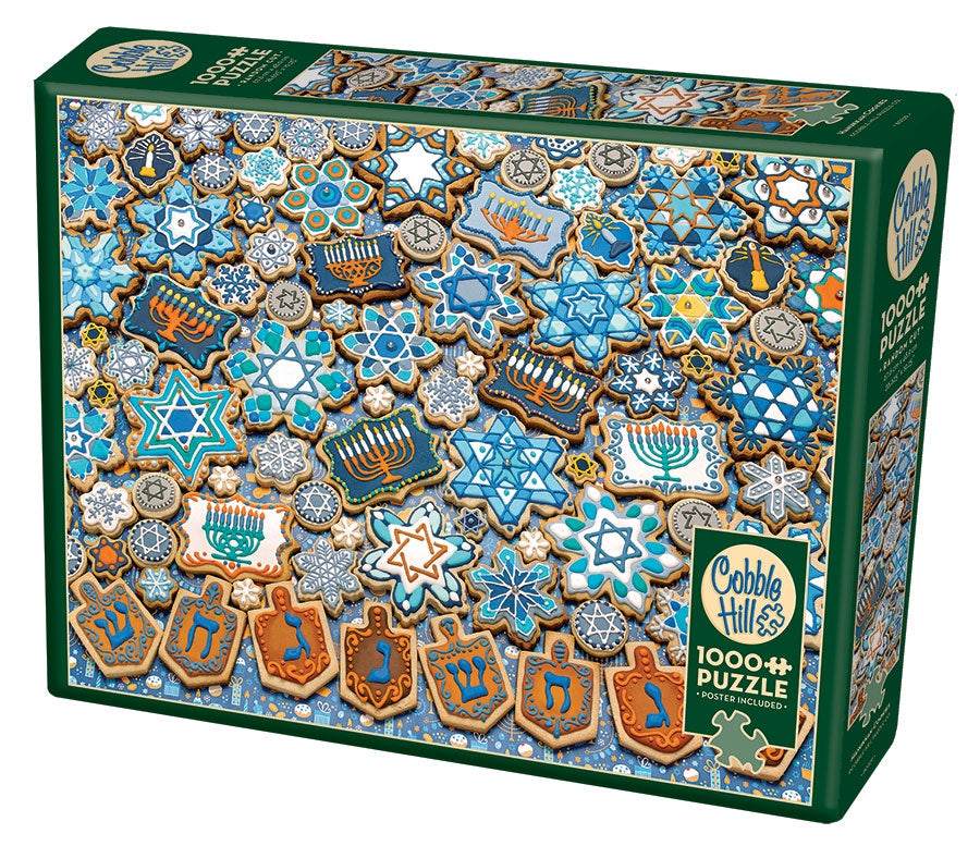 Hanukkah Cookies – 1000 Piece Jigsaw Puzzle (Cobble Hill)