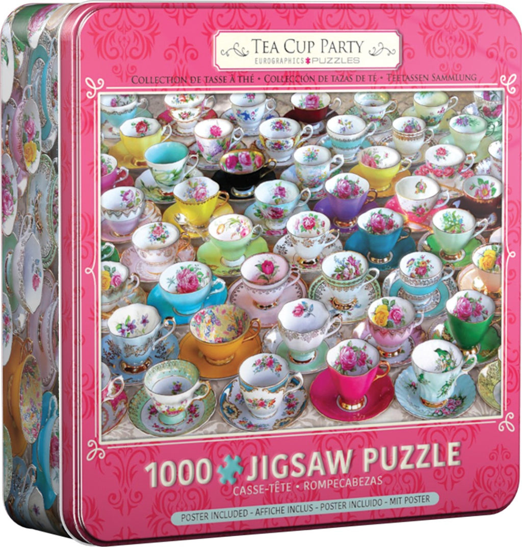 Tea Cup Party – 1000 Piece Jigsaw Puzzle (Eurographics)
