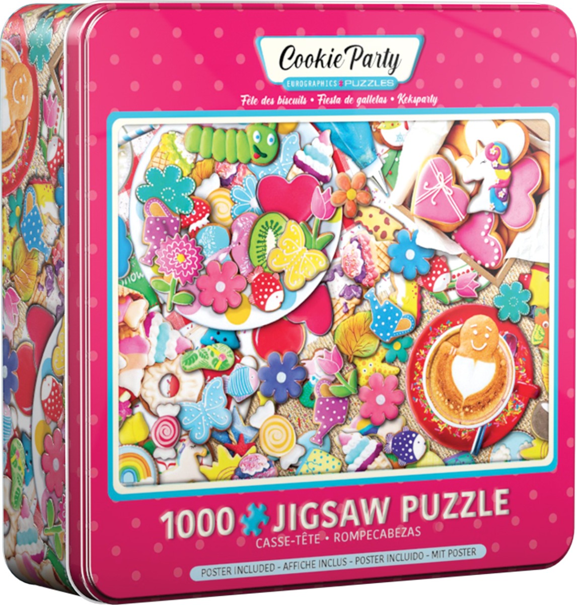 Eurographics - Tin Box - Cookie Party - 1000 Piece Jigsaw Puzzle