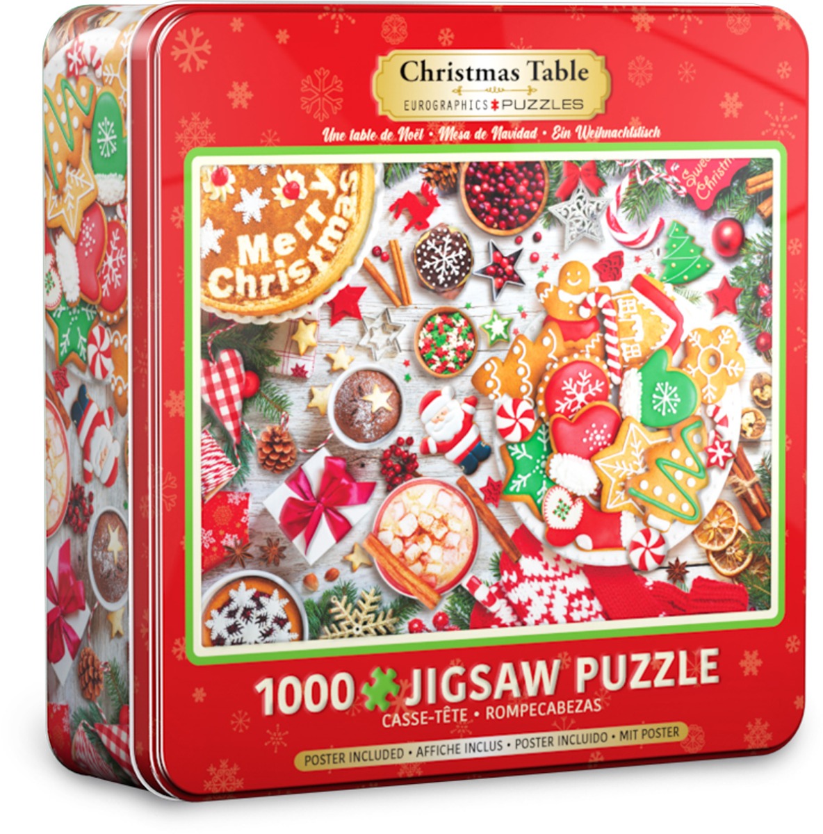Eurographics - Tin Box - Christmas Table - 1000 Piece Jigsaw Puzzle