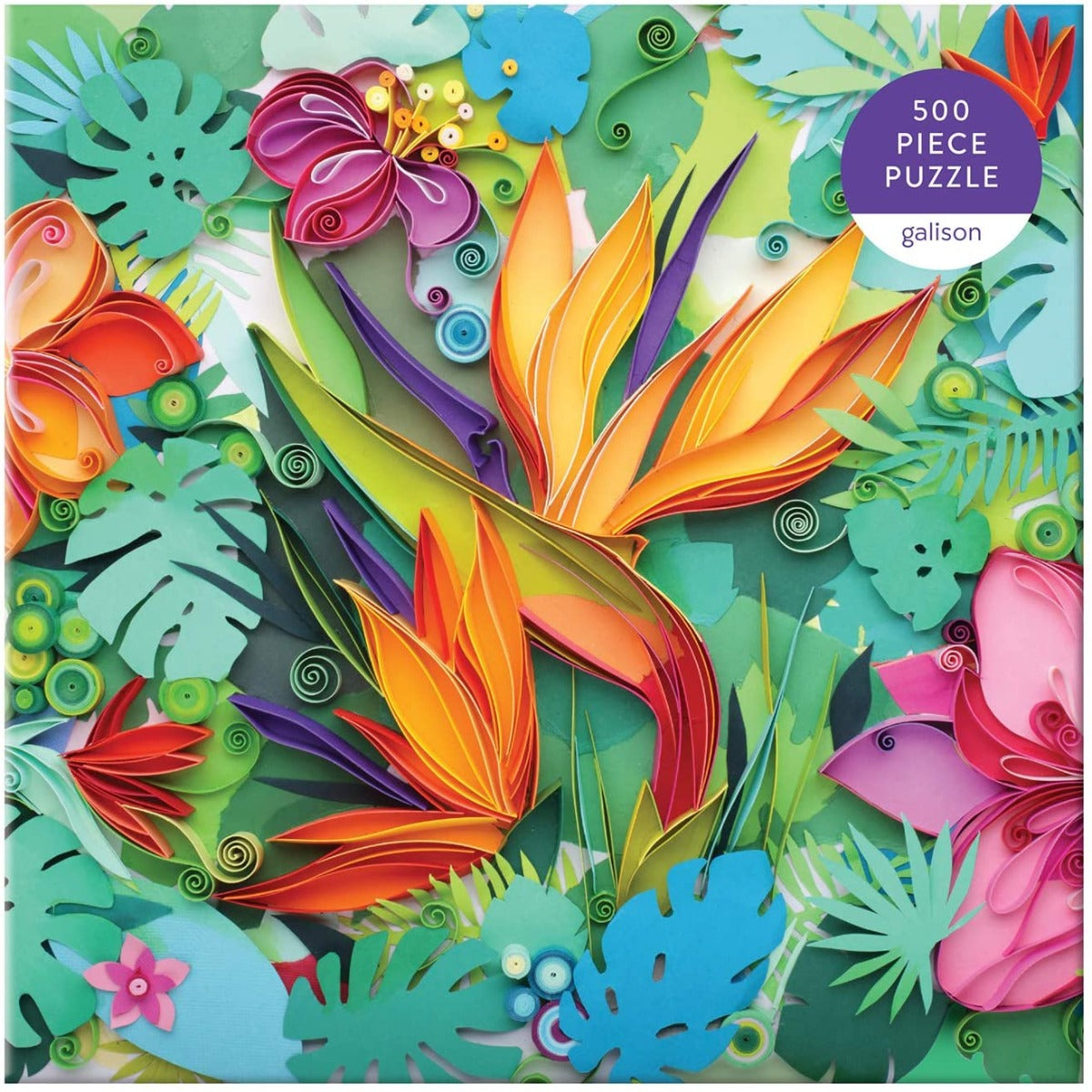 Paper Paradise – 500 Piece Jigsaw Puzzle (Galison) - Image 6