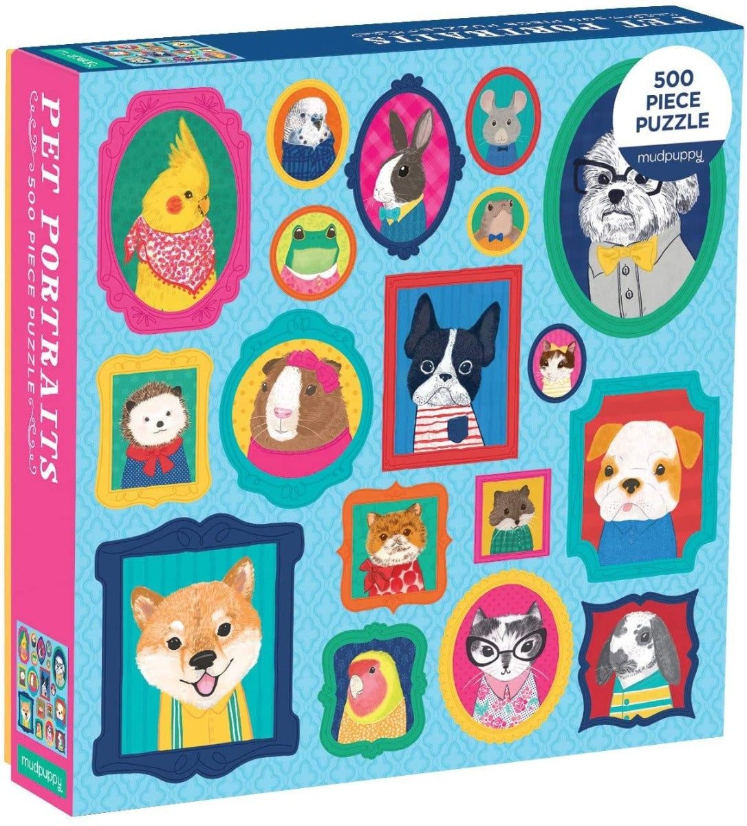 Galison - Pet Portraits - 500 Piece Jigsaw Puzzle