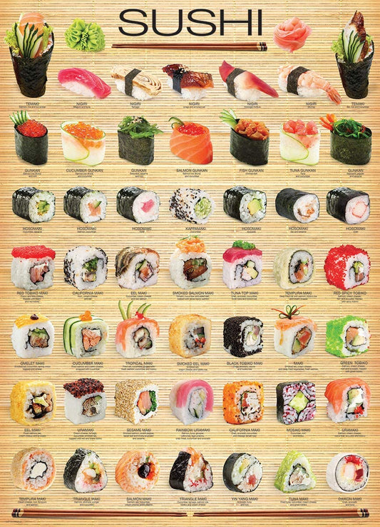 Eurographics - Sushi - 1000 Piece Jigsaw Puzzle