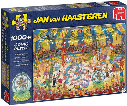 Jan Van Haasteren - Acrobat Circus - 1000 Piece Jigsaw Puzzle