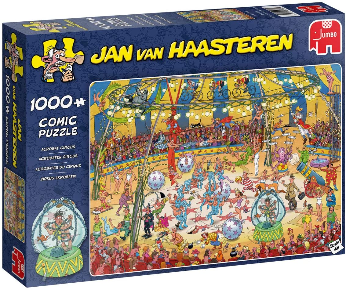 Acrobat Circus by Jan Van Haasteren – 1000 Piece Jigsaw Puzzle (Jan Van Haasteren)