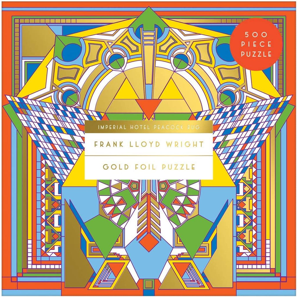 Imperial Hotel Peacock Rug by Frank Lloyd Wright – 500 Piece Jigsaw Puzzle (Galison)