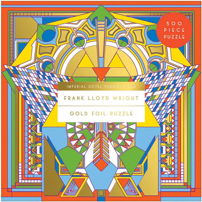 Imperial Hotel Peacock Rug by Frank Lloyd Wright – 500 Piece Jigsaw Puzzle (Galison)