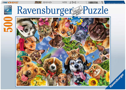 Ravensburger - Animal Selfies - 500 Piece Jigsaw Puzzle