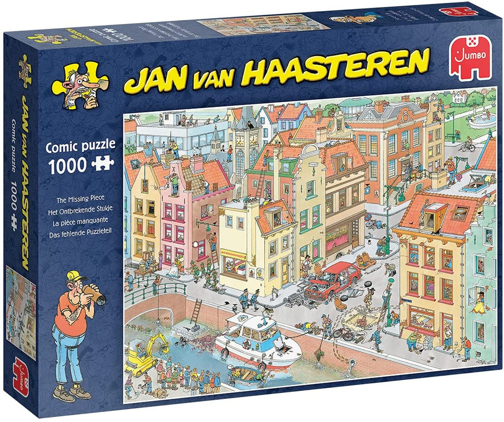 The Missing Piece by Jan Van Haasteren – 1000 Piece Jigsaw Puzzle (Jan Van Haasteren)