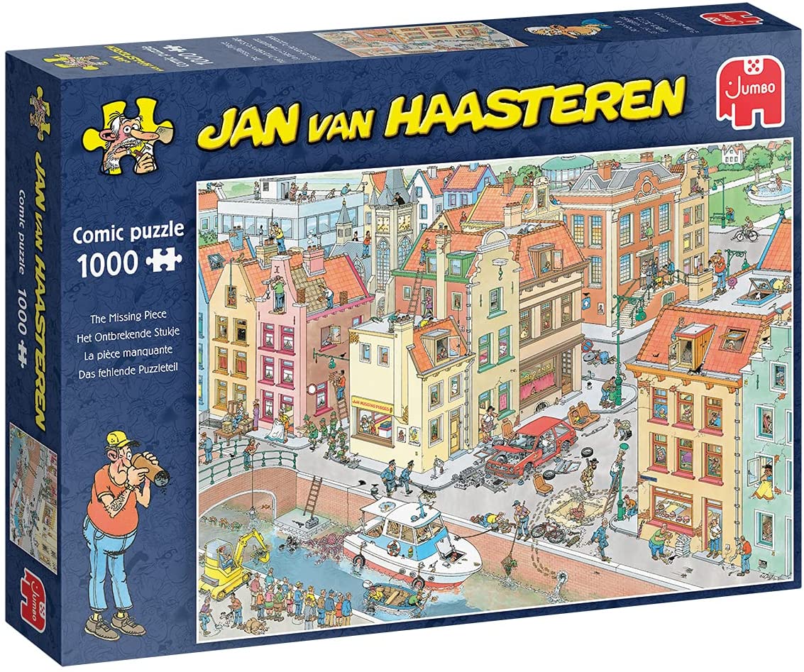 The Missing Piece by Jan Van Haasteren – 1000 Piece Jigsaw Puzzle (Jan Van Haasteren)