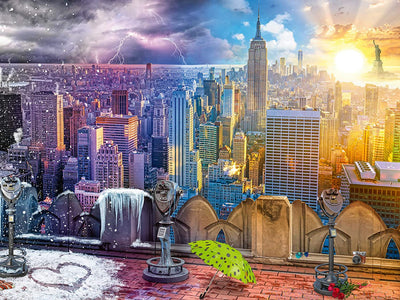 New York Summer And Winter – 1500 Piece Jigsaw Puzzle (Ravensburger)