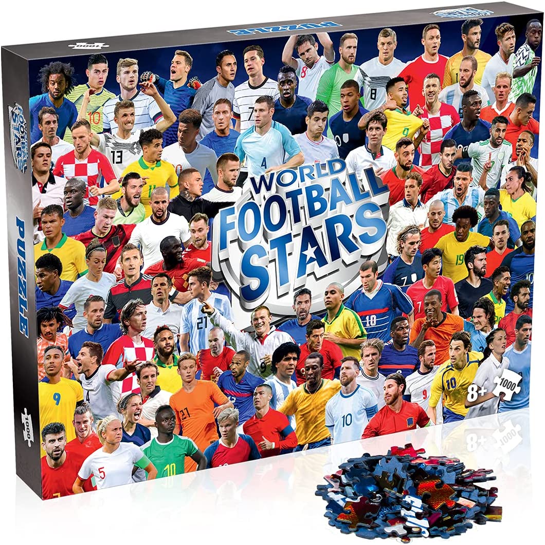 World Football Stars – 1000 Piece Jigsaw Puzzle (World)