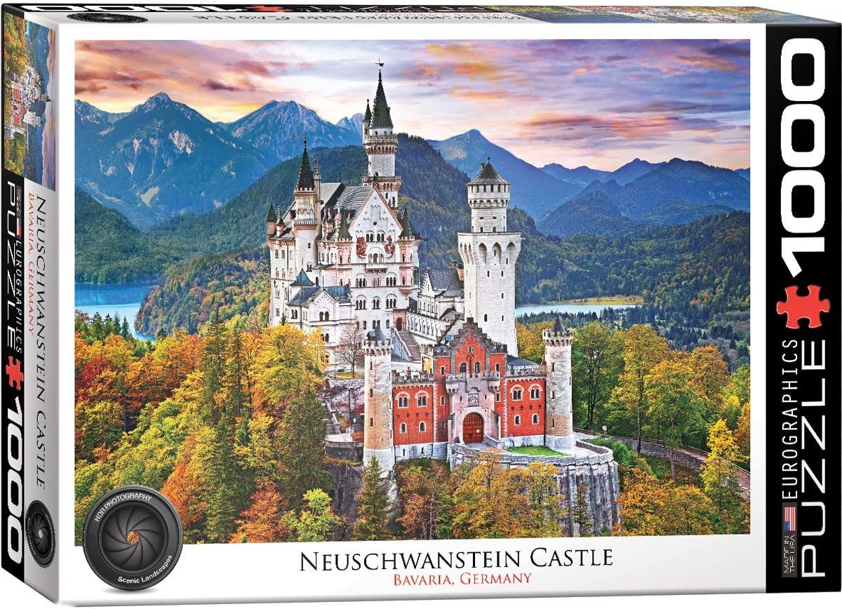 Eurographics - Neuschwanstein Castle Germany - 1000 Piece Jigsaw Puzzle