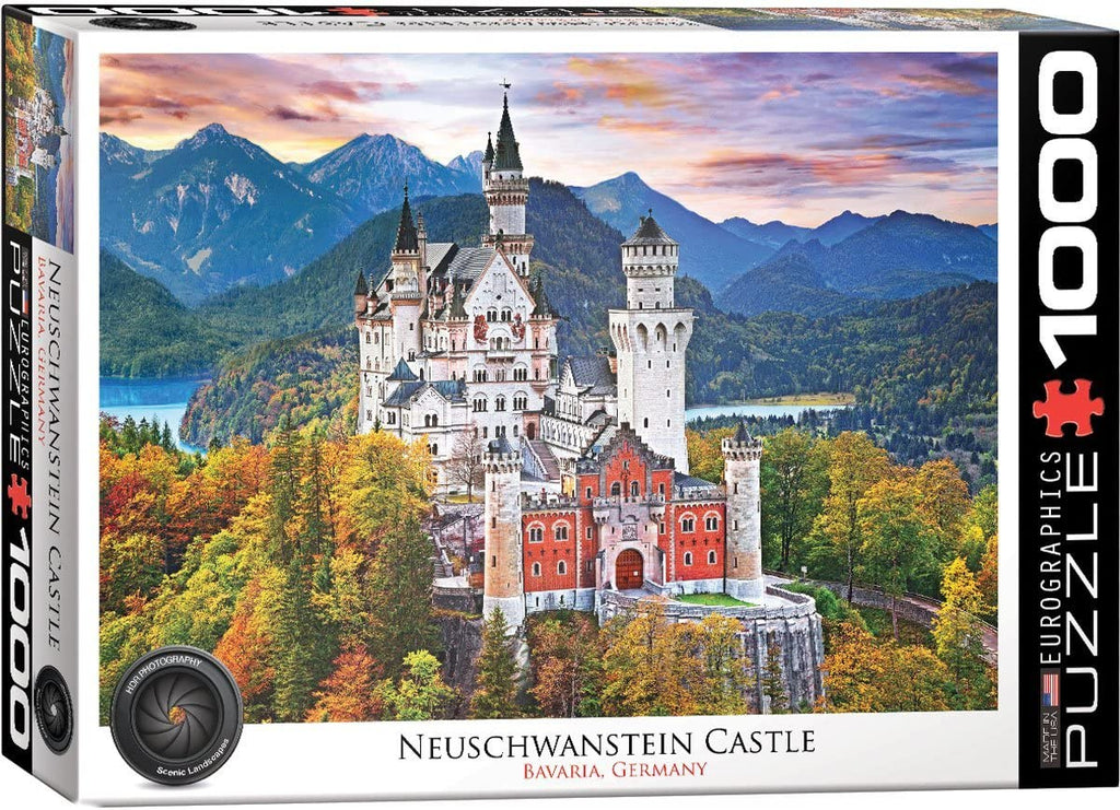 Neuschwanstein Castle Germany – 1000 Piece Jigsaw Puzzle (Eurographics)