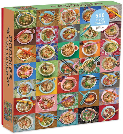Galison - Noodles for Lunch - 500 Piece Jigsaw Puzzle