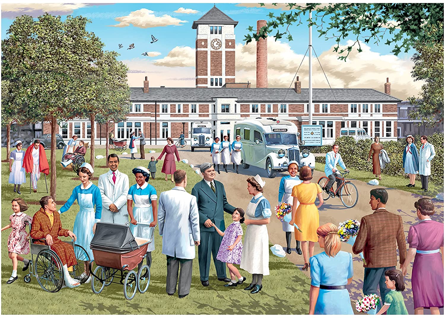 The National Health – 1000 Piece Jigsaw Puzzle (Falcon De Luxe)