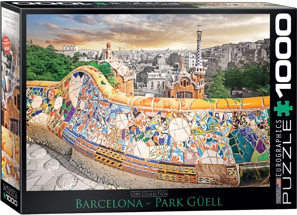 Barcelona Park Güell – 1000 Piece Jigsaw Puzzle (Eurographics)