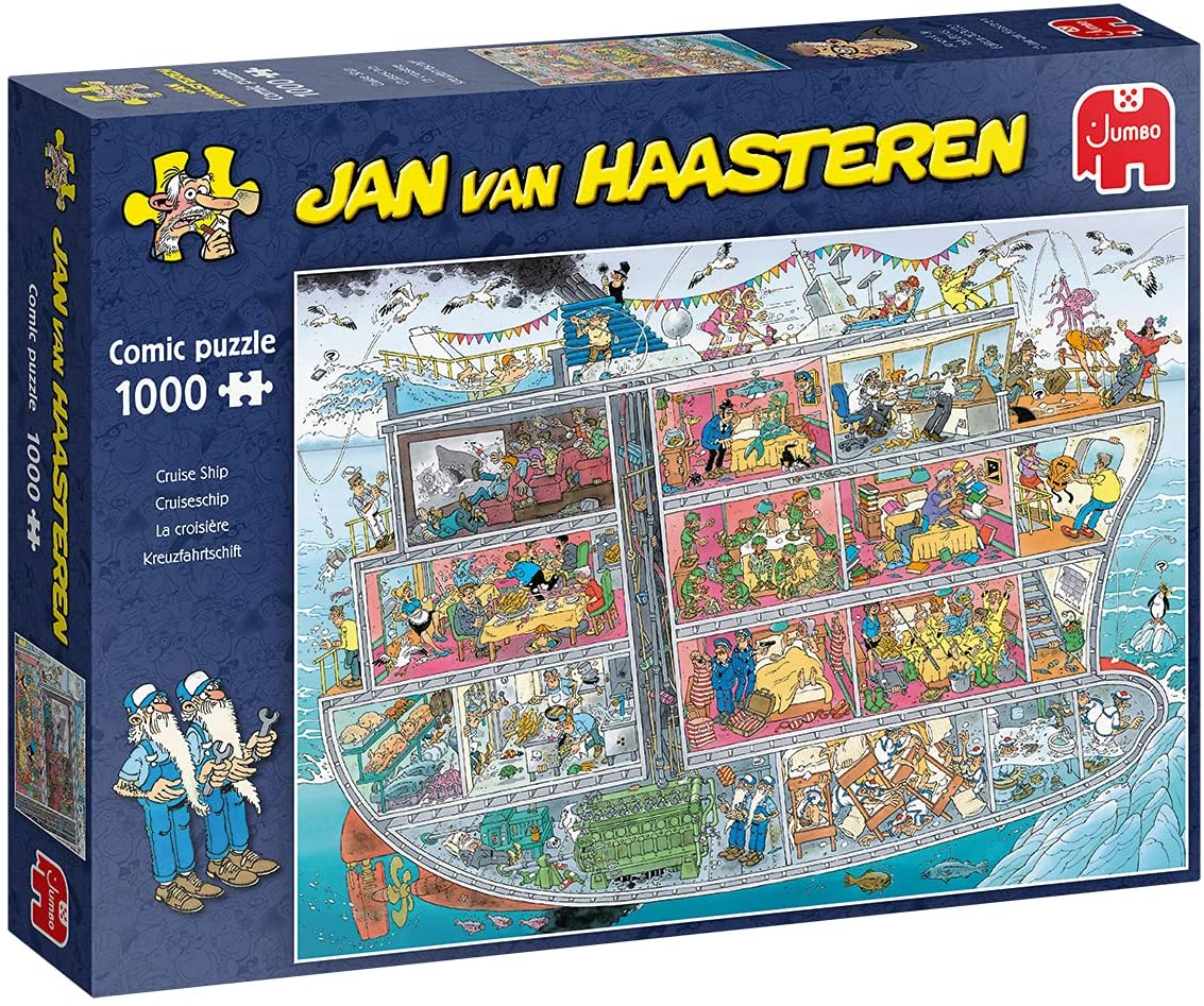Cruise Ship by Jan Van Haasteren – 1000 Piece Jigsaw Puzzle (Jan Van Haasteren)