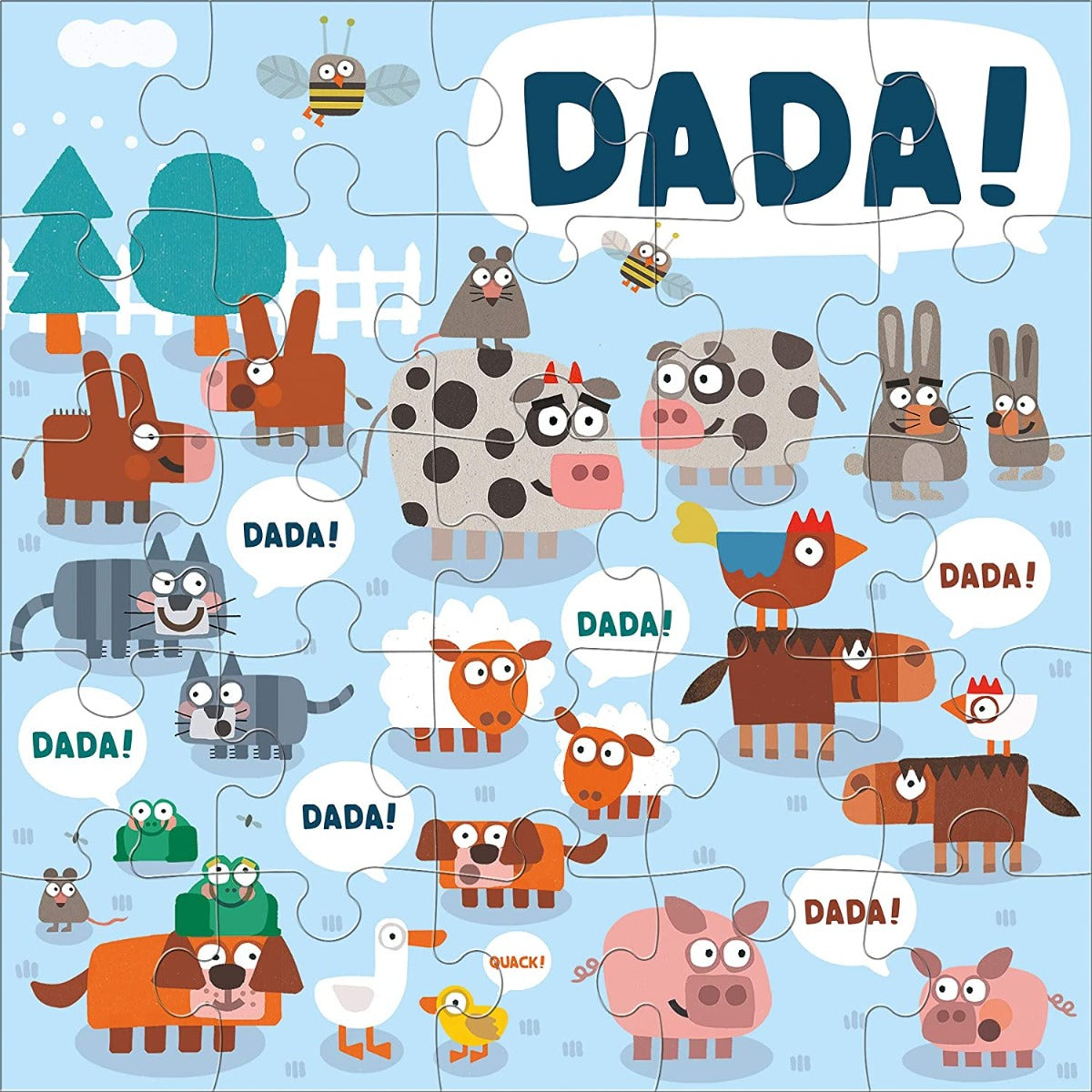 Galison - Jimmy Fallon Your Baby's First Word Will Be Dada Jumbo Puzzle