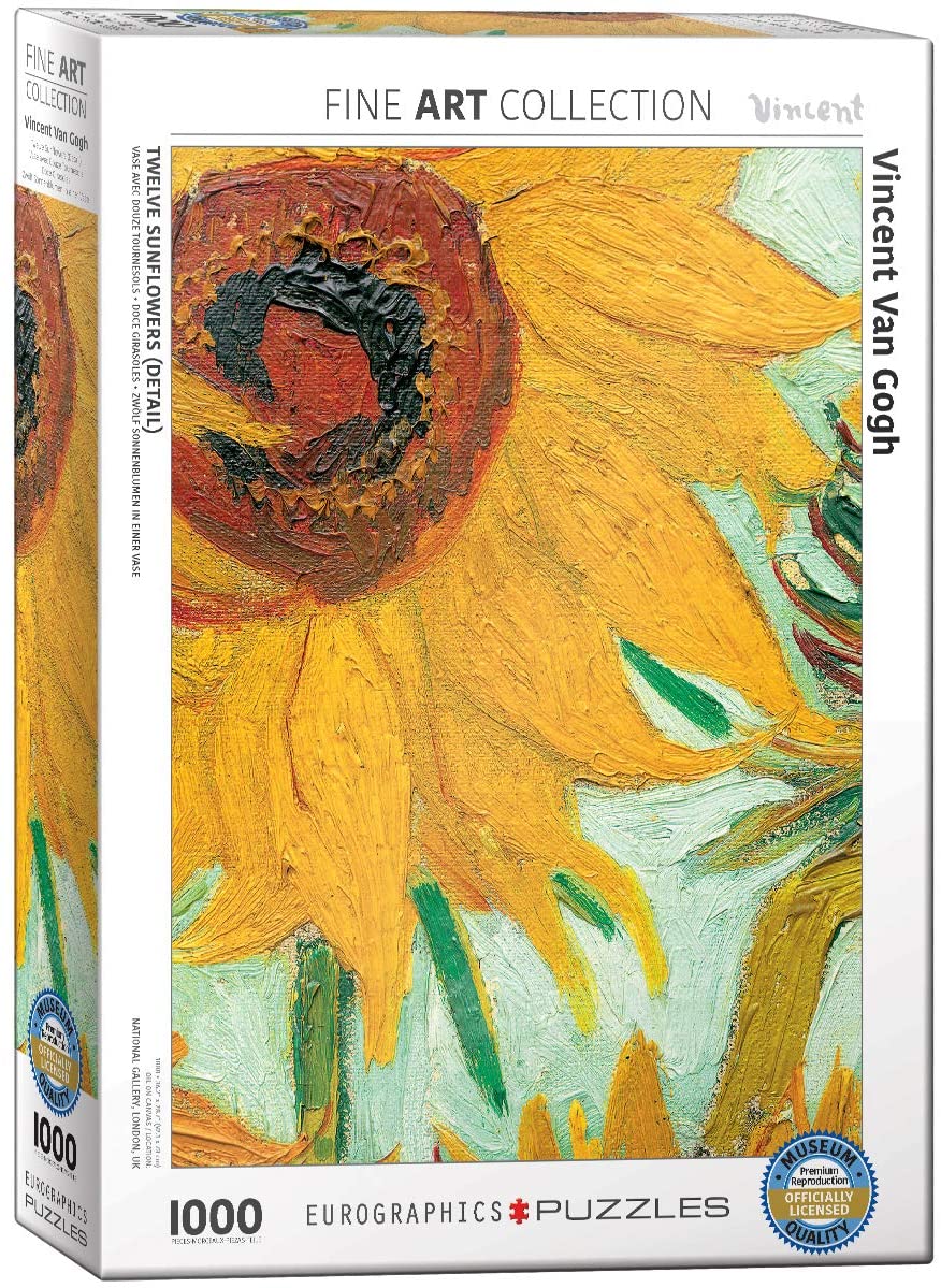 Eurographics - Sunflower by Vincent van Gogh - 1000 Piece Jigsaw Puzzle