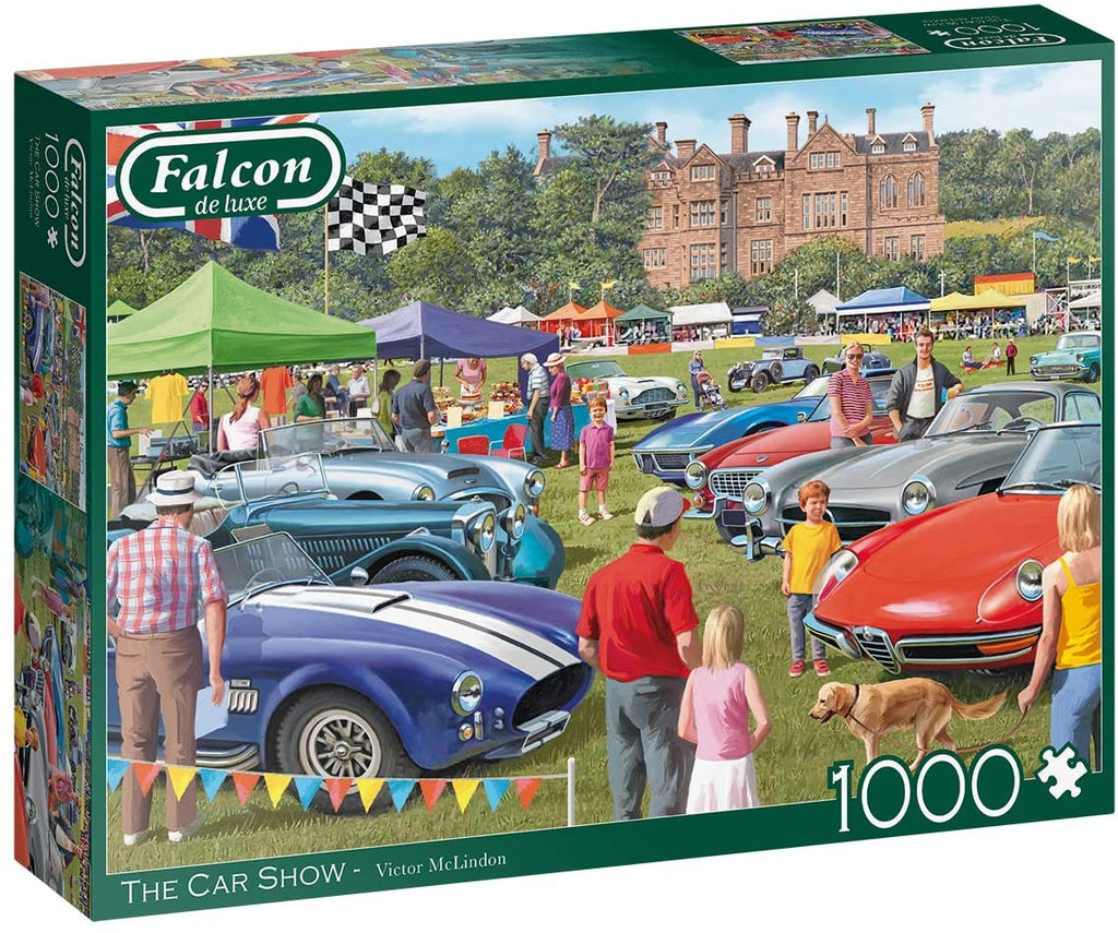 The Car Show – 1000 Piece Jigsaw Puzzle (Falcon De Luxe)