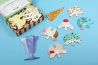 Ice Cream Scoop Puzzle: Countless Sweet Creations with 32 Flavours – Jigsaw Puzzle (Galison)