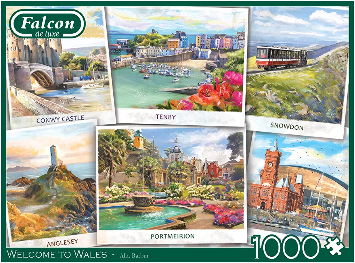 Welcome To Wales – 1000 Piece Jigsaw Puzzle (Falcon De Luxe)
